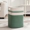 Cotton Laundry Hamper, Large Woven Rope Basket with Handles for Living Room and Bedroom, Stylish Storage Basket for Clothes, Toys, and Blankets